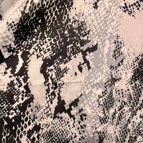 Slinky Twist Knot Snake Print Party Dress - Picture 3 of 3